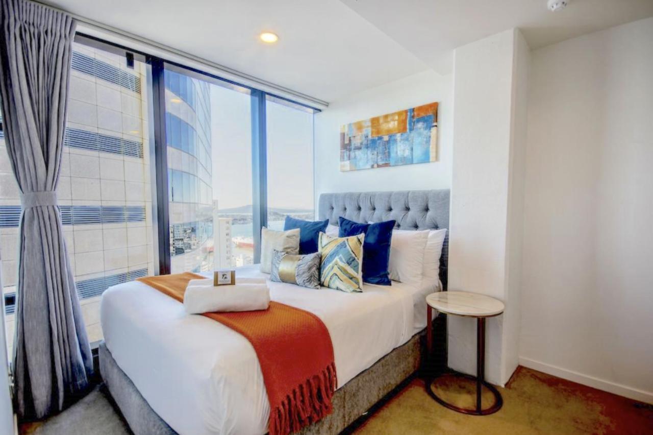 Magnificent Harbour View Skytower View Apartment In Cbd Auckland Ngoại thất bức ảnh