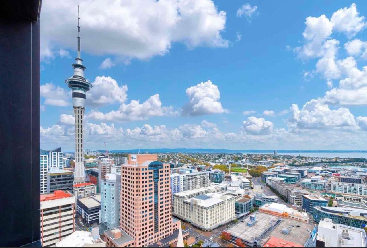 Magnificent Harbour View Skytower View Apartment In Cbd Auckland Ngoại thất bức ảnh