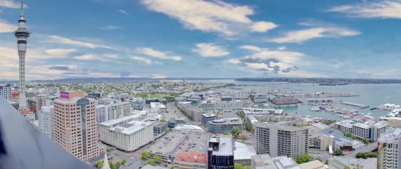 Magnificent Harbour View Skytower View Apartment In Cbd Auckland Ngoại thất bức ảnh