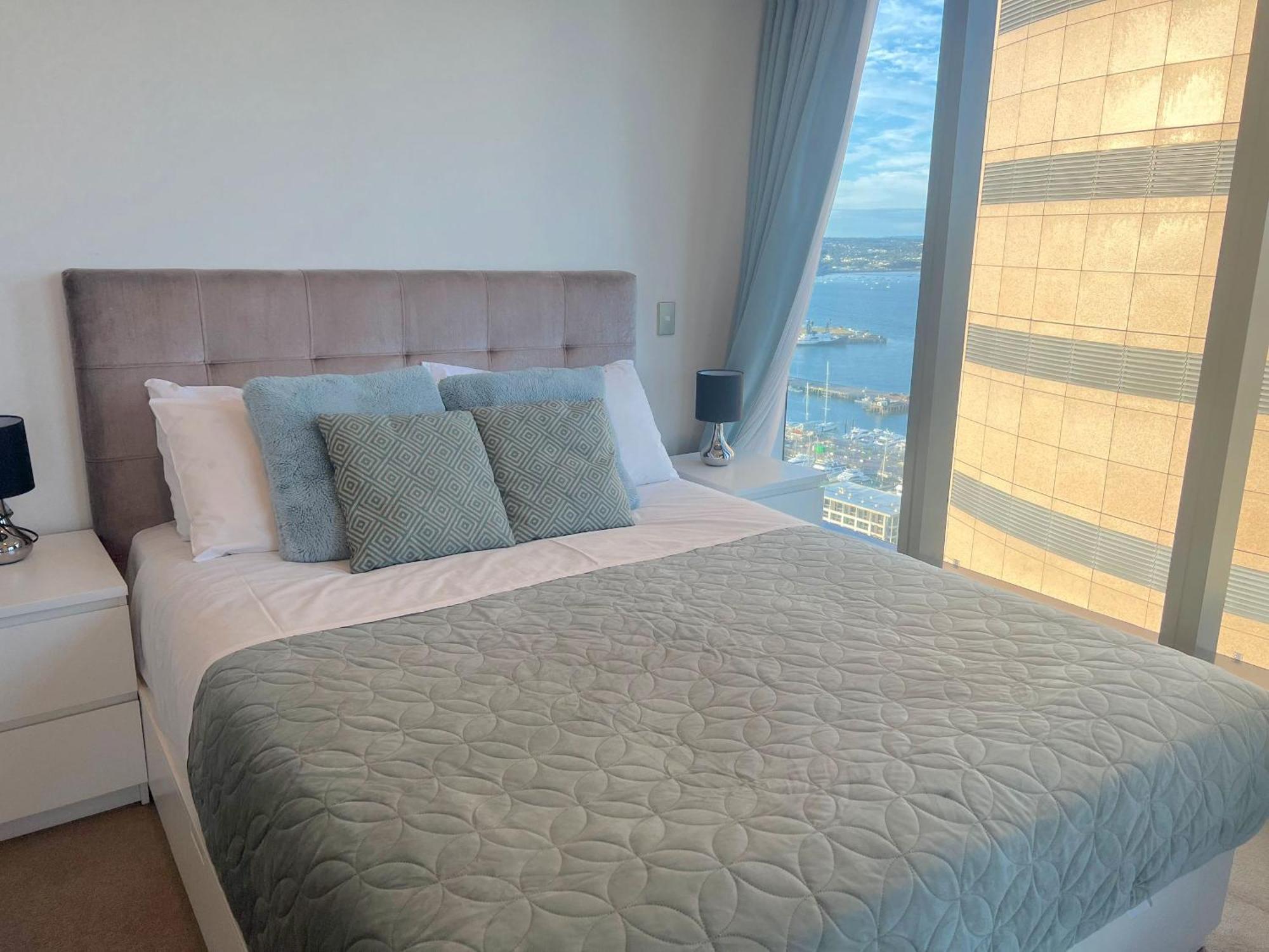 Magnificent Harbour View Skytower View Apartment In Cbd Auckland Ngoại thất bức ảnh