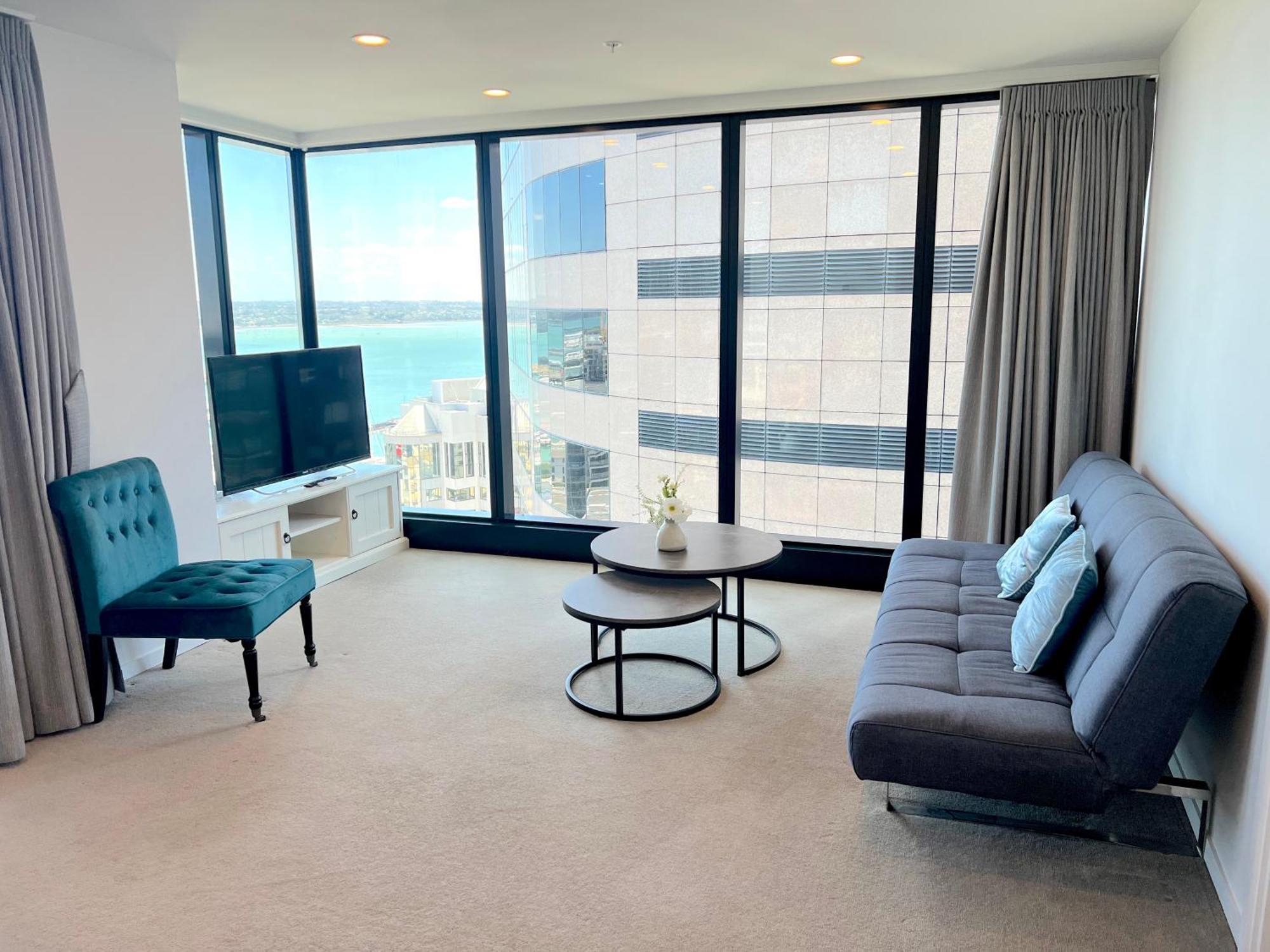 Magnificent Harbour View Skytower View Apartment In Cbd Auckland Ngoại thất bức ảnh