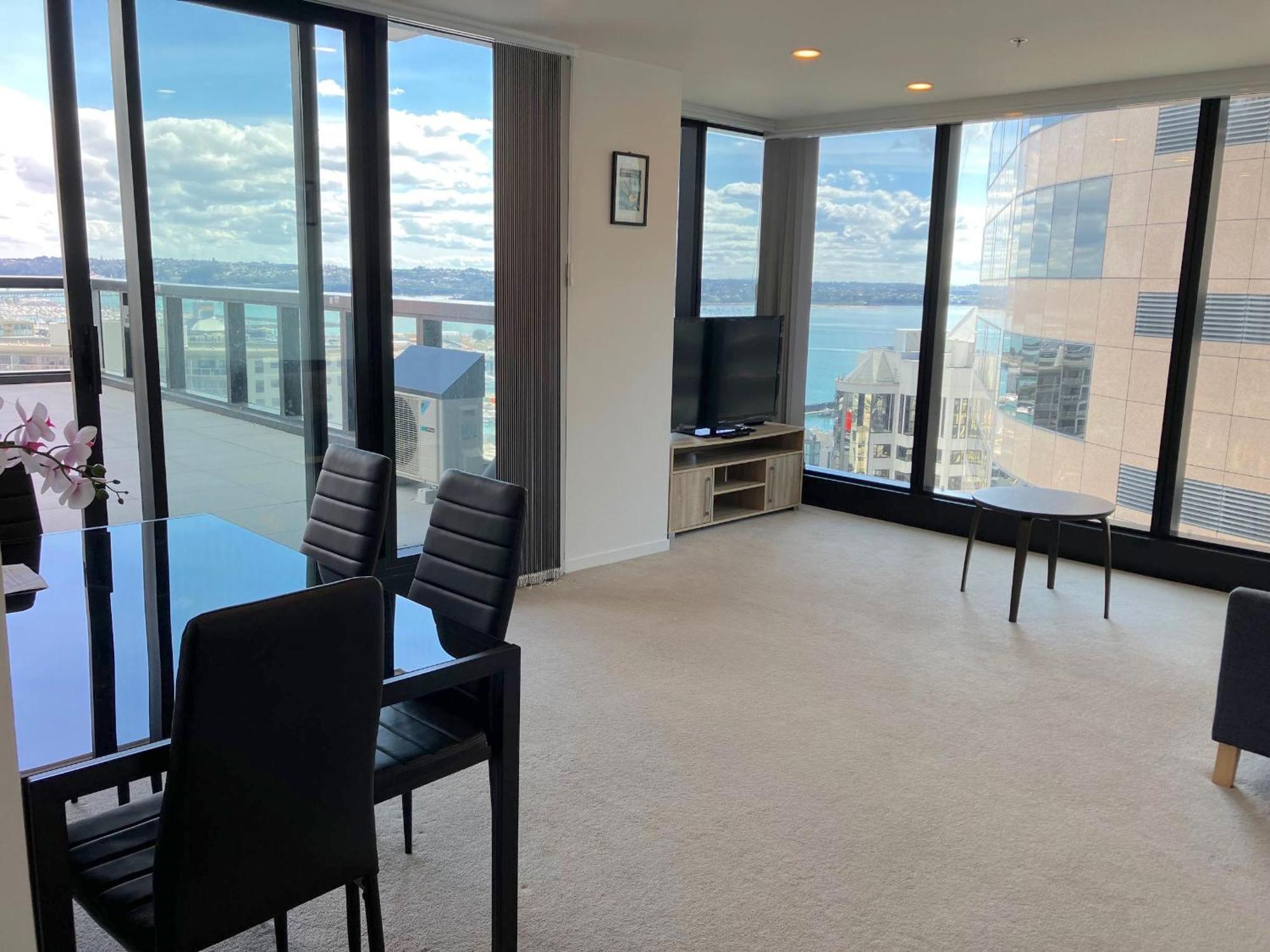 Magnificent Harbour View Skytower View Apartment In Cbd Auckland Ngoại thất bức ảnh